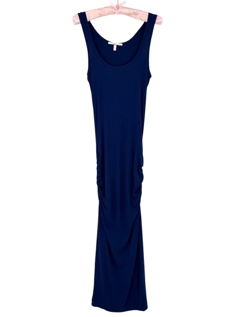 Victoria’s Secret Blue Ruched Tank Maxi Dress| Y2K Glam Indie Sleaze Night Luxe - Picture 8 of 15